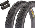 2x pneus BMX KENDA K-RAD 20 pouces x 2,35 pouces + chambre à air AV