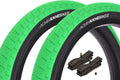 Set de pneus BMX ACME 20 pouces x 2,40 pouces + chambre à air AV KHE