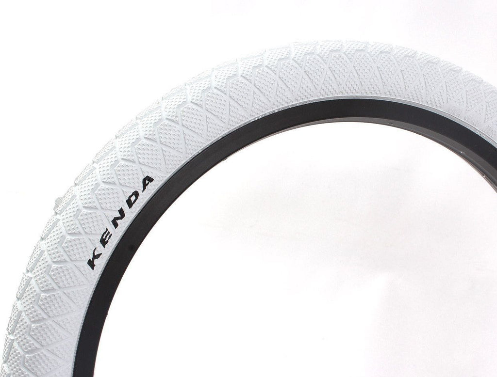 Set de pneus BMX KENDA 20 pouces x 1,95 pouces blanc KHE