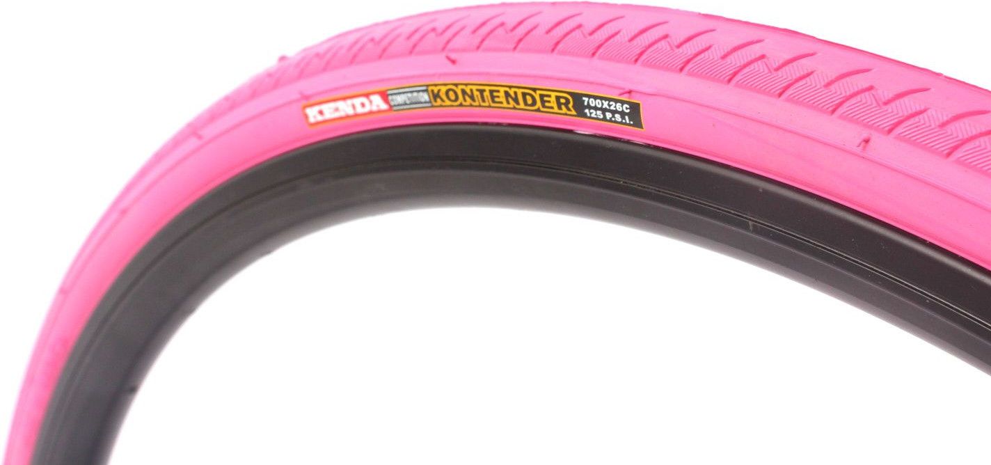 Set de pneus vélo Kenda Kontender 28 pouces / 700 x 26C + chambre à air FV