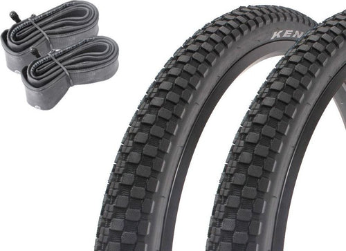 Lot de pneus VTT KENDA K-905 K-RAD PRC 26 x 2,30 pouces + chambre à air avant