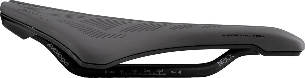 Selle Prologo Dimension R2 AGX Nack Slide Control Gris Anthracite