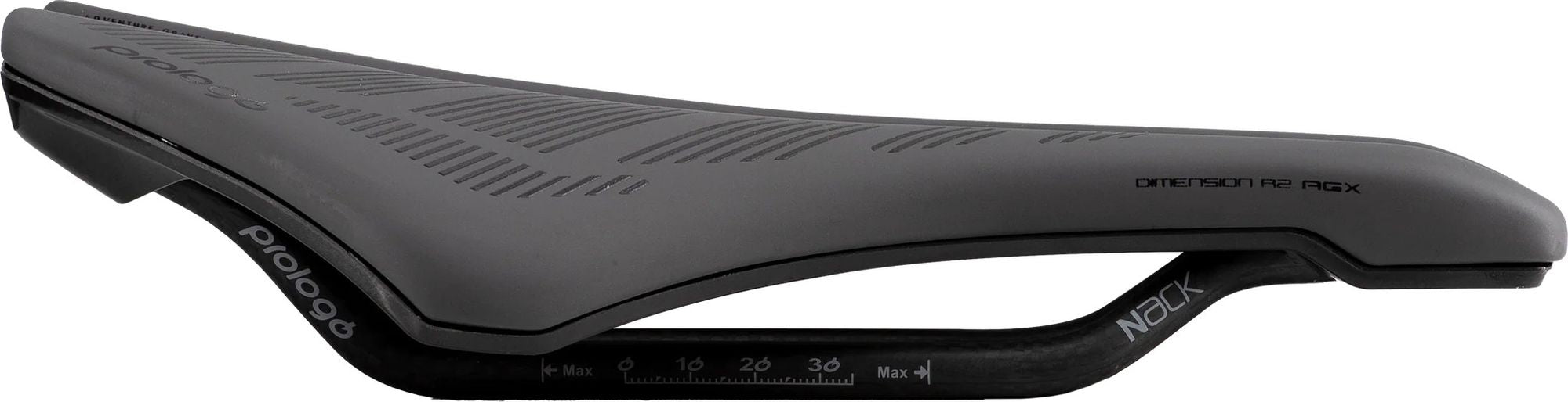 Selle Prologo Dimension R2 AGX Nack Slide Control Gris Anthracite