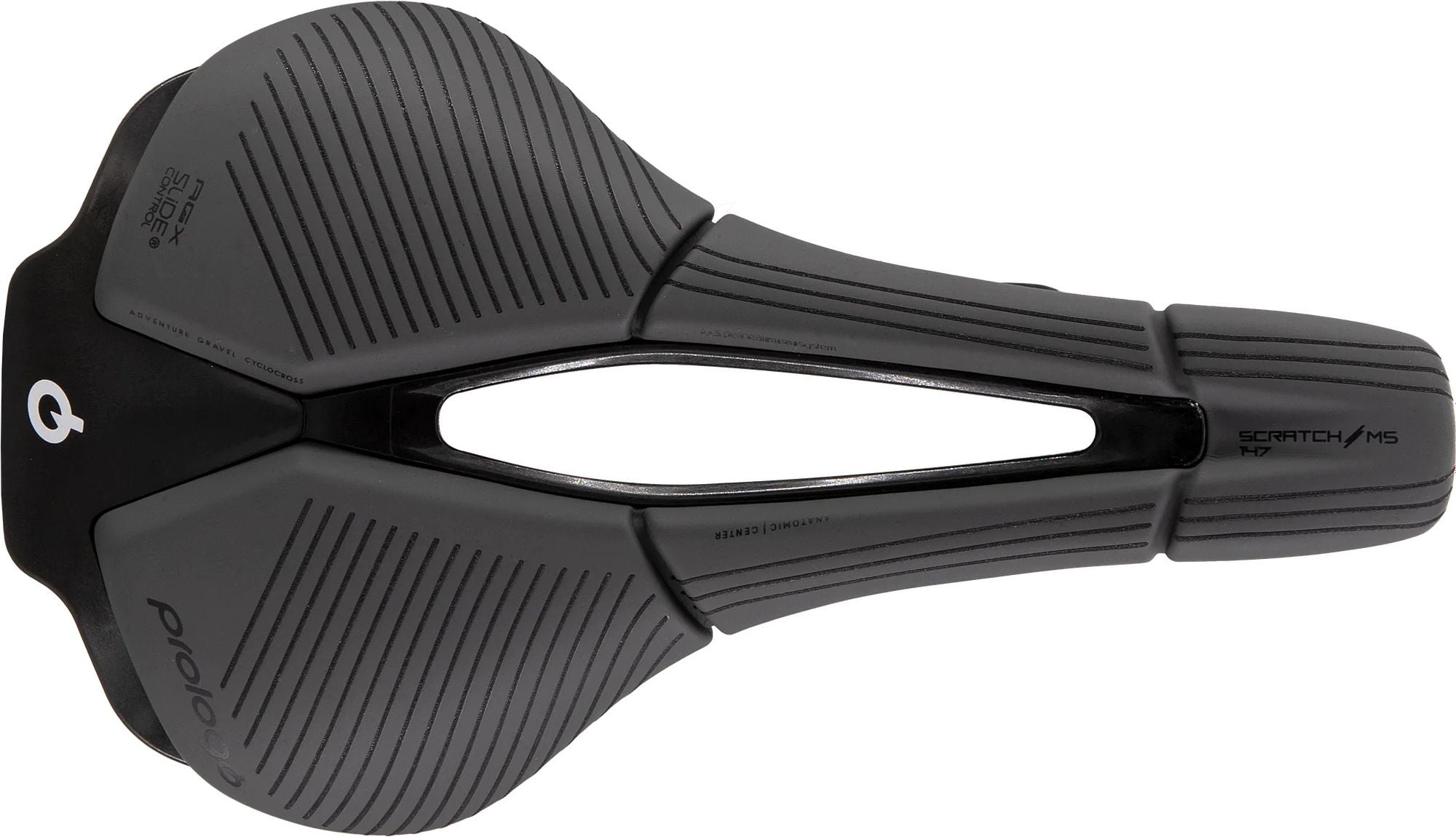 Selle Prologo Scratch M5 PAS AGX Restyling Nack Slide Control Gris Anthracite