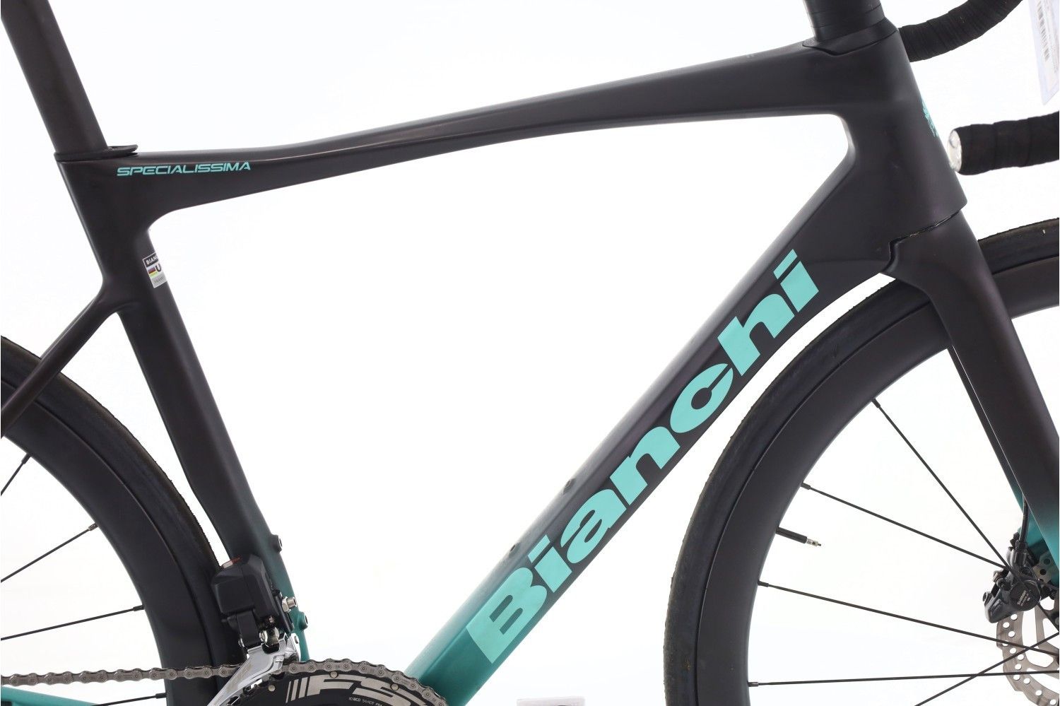 Produit reconditionné · Bianchi Specialissima RC Di2 12V · Noir / Vélo de route | Très bon état