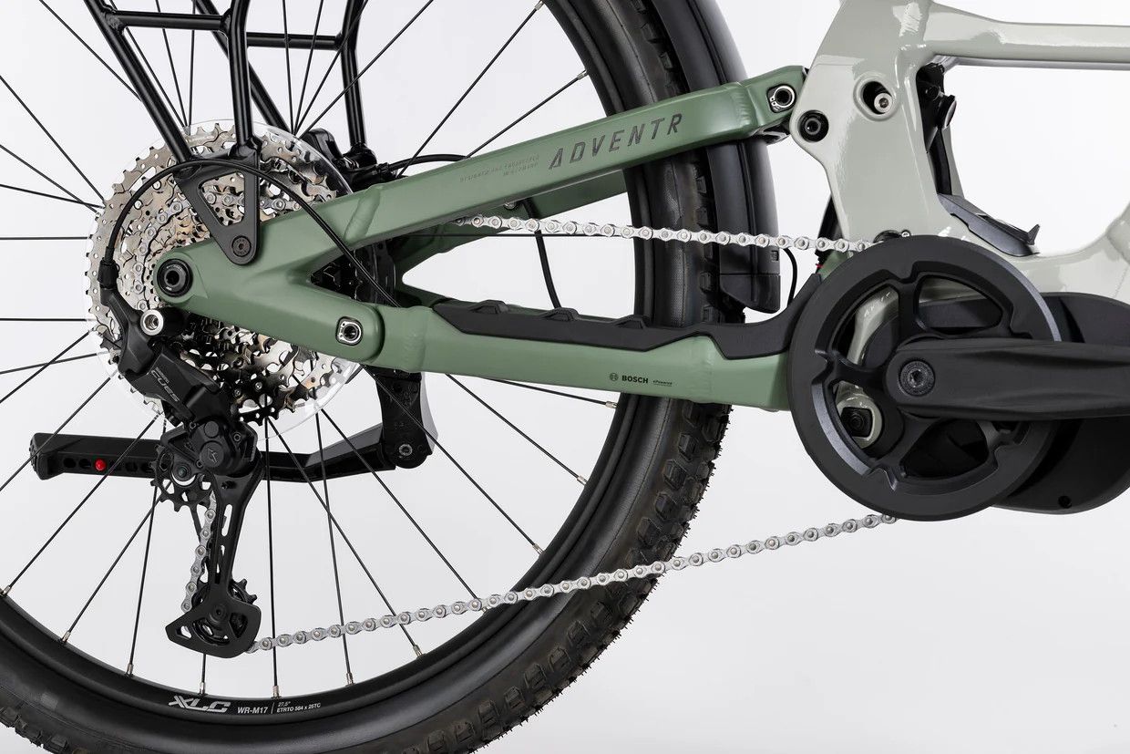 VTT Électrique Tout-Suspendu Haibike Adventr 4 Low Shimano 11V 600Wh Bosch 85 Nm 27.5'' Gris/Vert