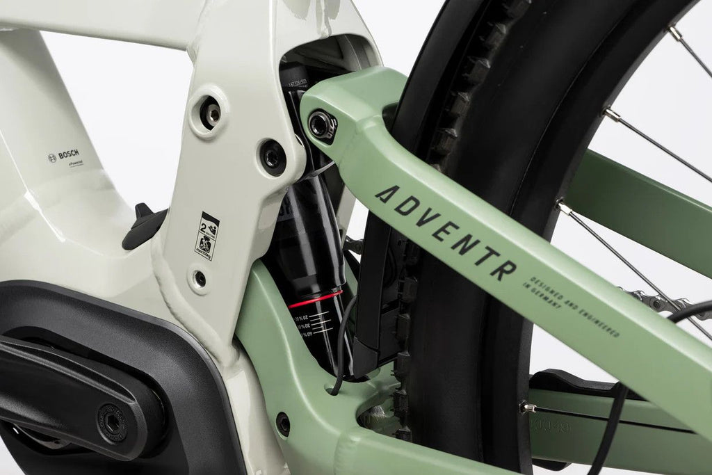 VTT Électrique Tout-Suspendu Haibike Adventr 4 Low Shimano 11V 600Wh Bosch 85 Nm 27.5'' Gris/Vert