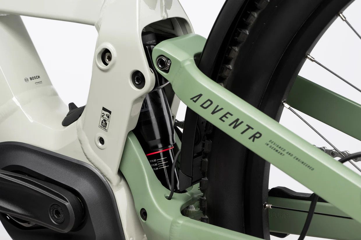 VTT Électrique Tout-Suspendu Haibike Adventr 4 Low Shimano 11V 600Wh Bosch 85 Nm 27.5'' Gris/Vert