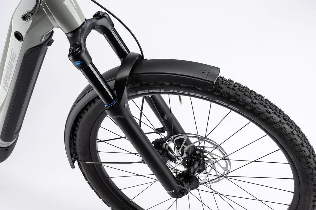 VTT Électrique Tout-Suspendu Haibike Adventr 4 Low Shimano 11V 600Wh Bosch 85 Nm 27.5'' Gris/Vert