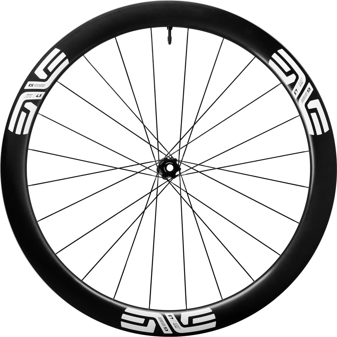 Paire de Roues Enve G SES 4.5 Disc 700mm | 12x100 - 12x142 mm | Centerlock | Noir/Blanc