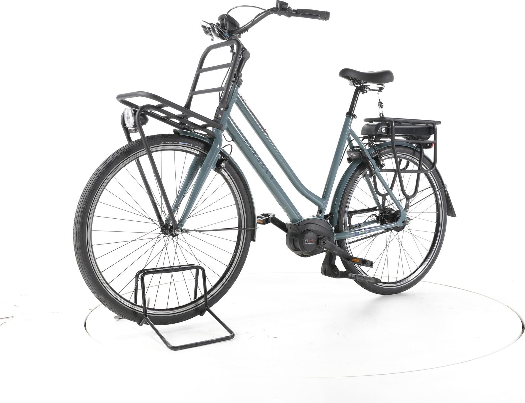 Produit reconditionné - Gazelle HeavyDutyNL C5 HMB City E-Bike Entrée basse - Très Bon Etat