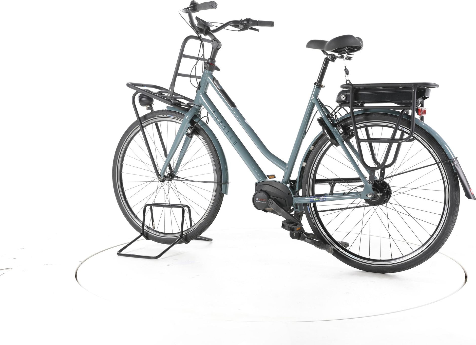 Produit reconditionné - Gazelle HeavyDutyNL C5 HMB City E-Bike Entrée basse - Très Bon Etat