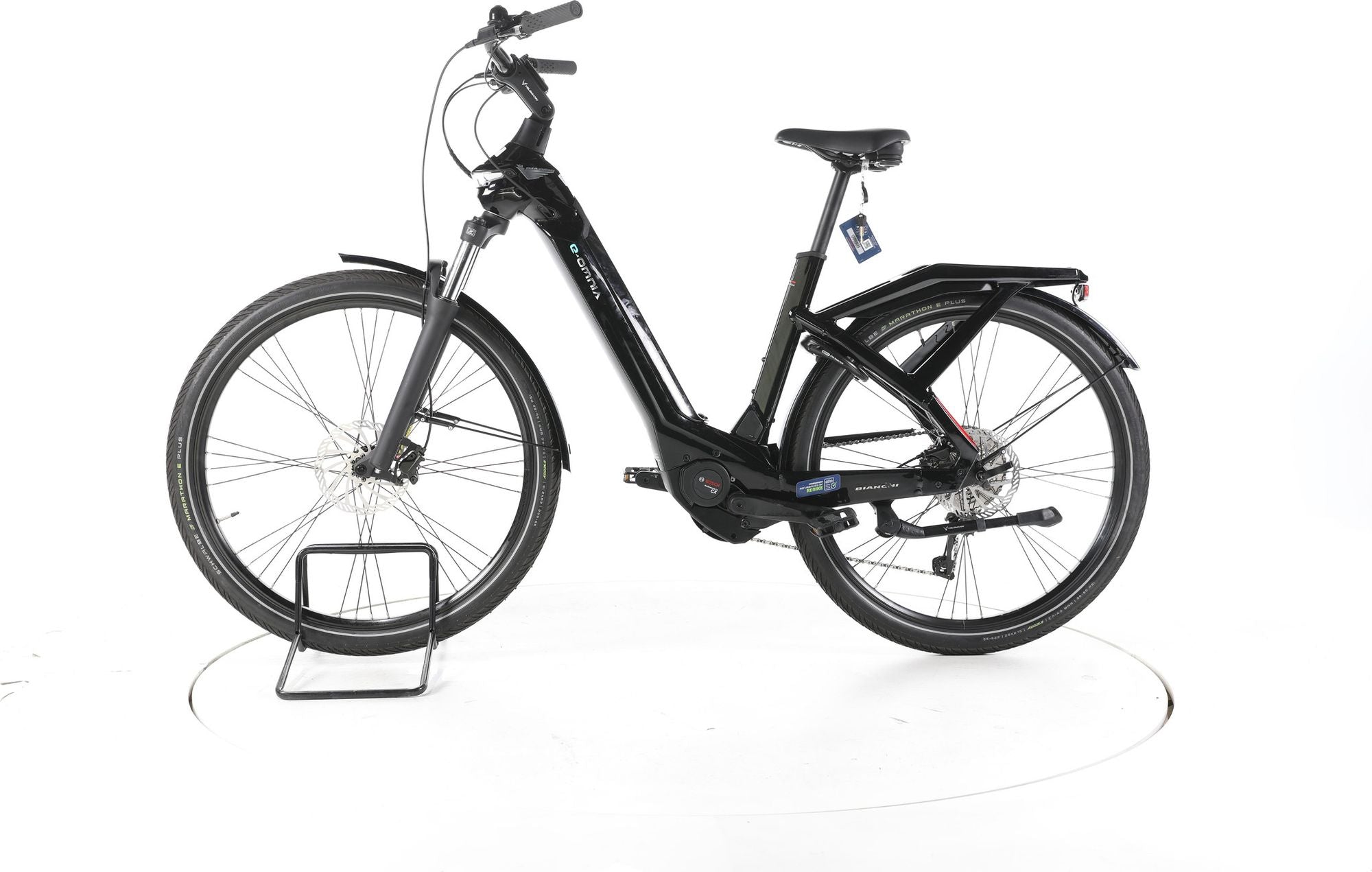 Produit reconditionné - Bianchi E Omnia C Trekking E-Bike Entrée basse - Bon Etat