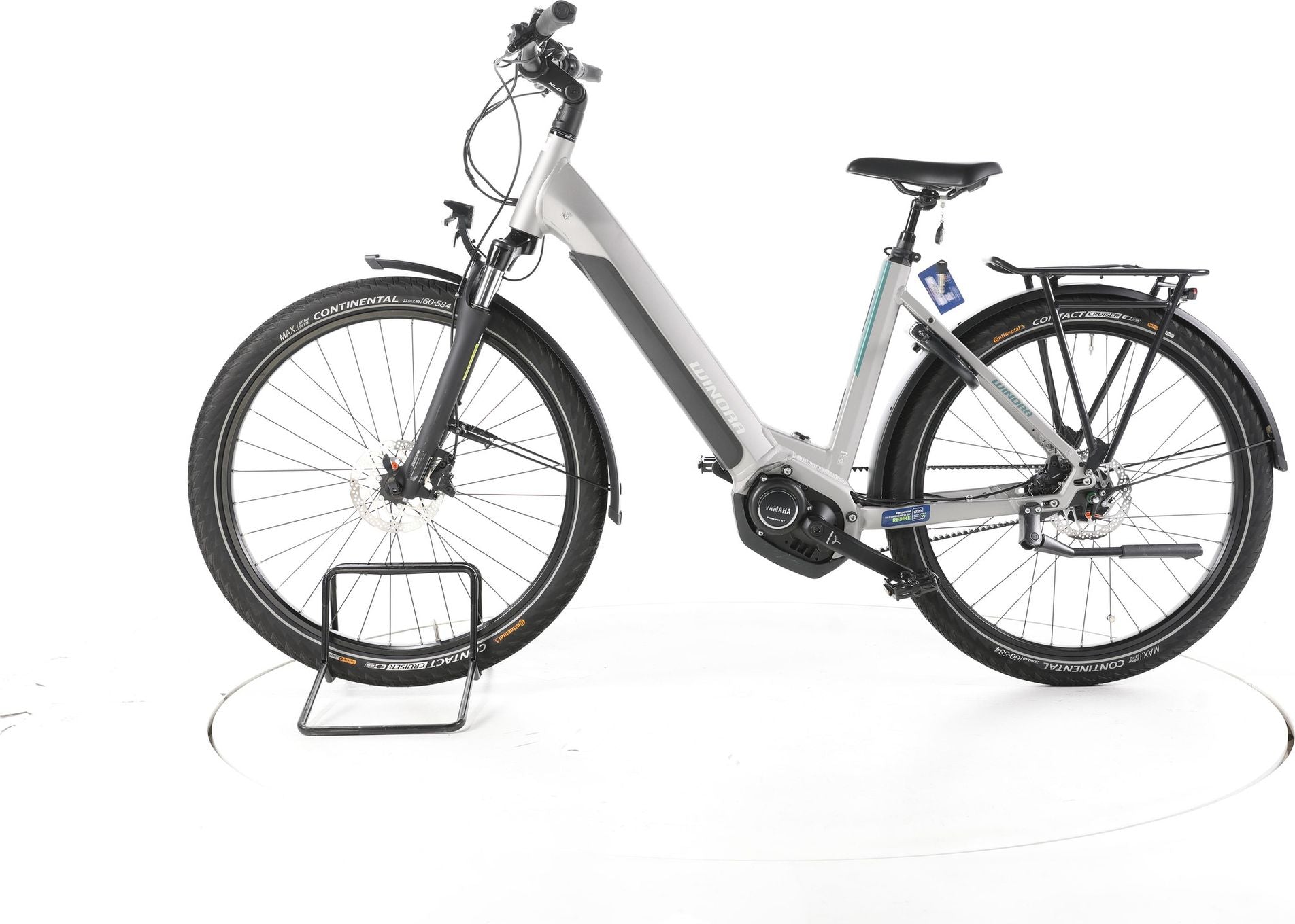 Produit reconditionné - Winora Yucatan R8f City E-Bike Entrée basse - Bon Etat