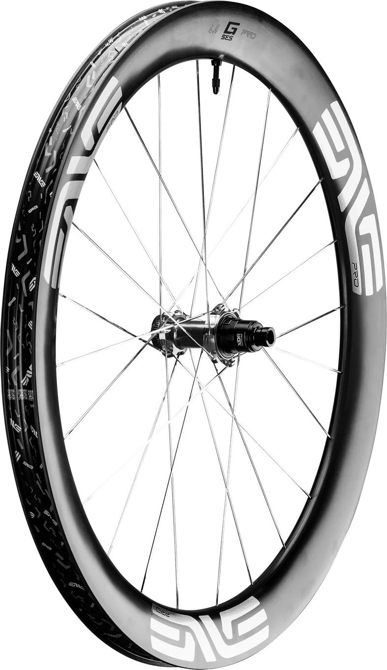 Paire de Roues Enve G SES 4.5 Pro Disc 700mm | 12x100 - 12x142 mm | Centerlock | Noir/Blanc