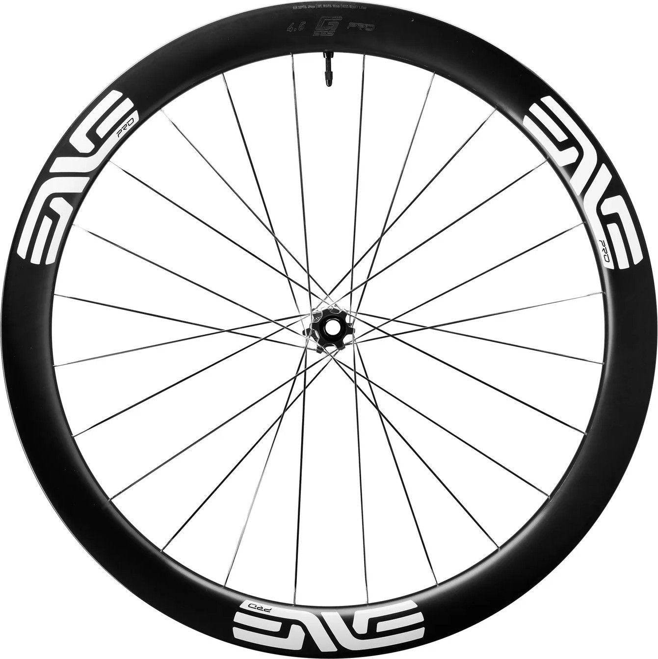 Paire de Roues Enve G SES 4.5 Pro Disc 700mm | 12x100 - 12x142 mm | Centerlock | Noir/Blanc
