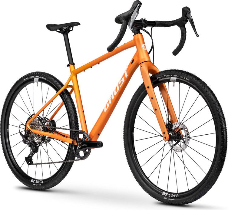 Vélo de Gravel Ghost Asket Advanced EQ Shimano GRX 12V 700 mm Orange Mat 2026