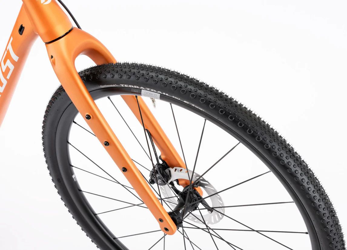 Vélo de Gravel Ghost Asket Advanced EQ Shimano GRX 12V 700 mm Orange Mat 2026