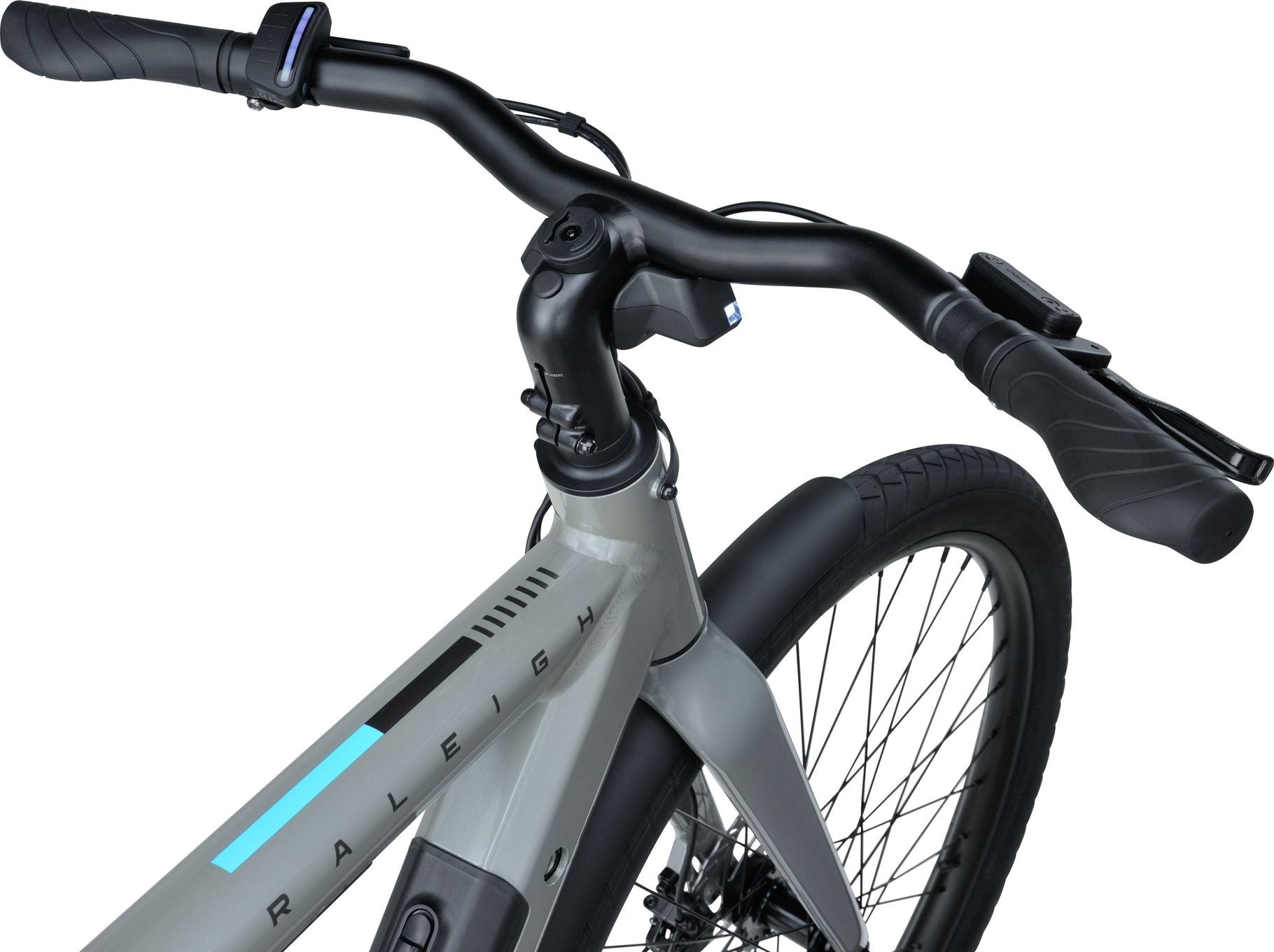Vélo de Ville Électrique Raleigh ONE Courroie Mono Vitesse 27.5'' Gris