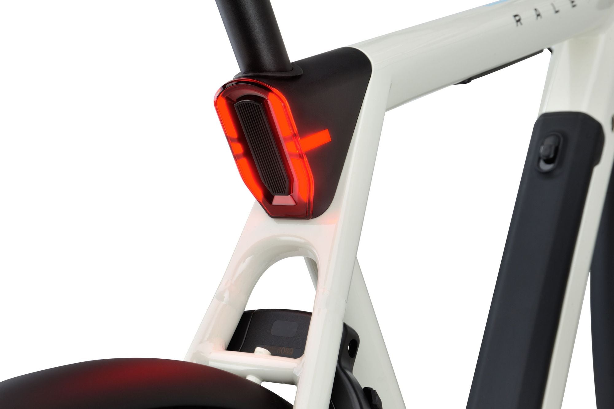 Vélo de Ville Électrique Raleigh ONE Courroie Mono Vitesse 27.5'' Blanc