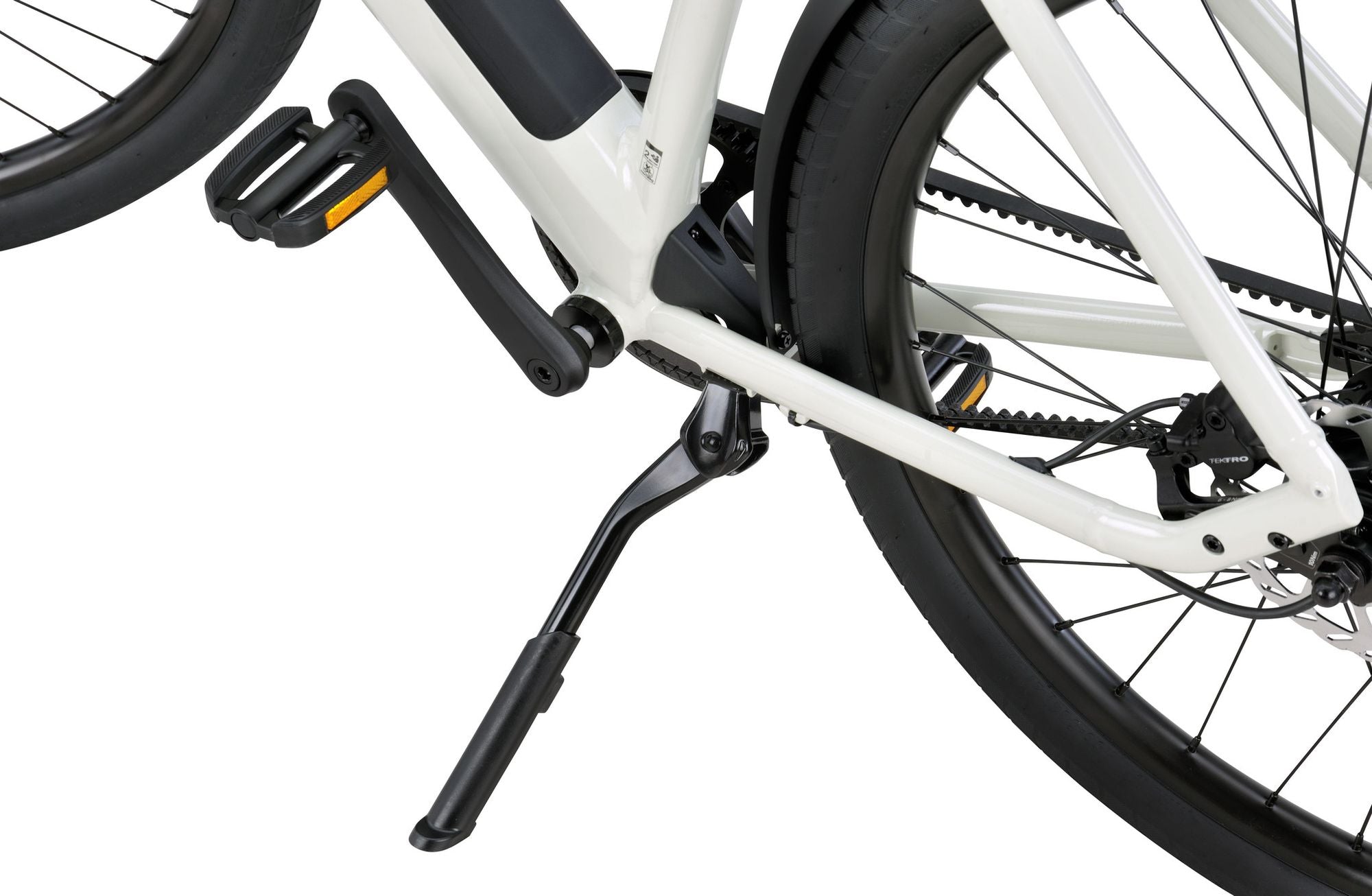 Vélo de Ville Électrique Raleigh ONE Courroie Mono Vitesse 27.5'' Blanc
