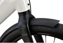 Vélo de Ville Électrique Raleigh ONE Courroie Mono Vitesse 27.5'' Blanc