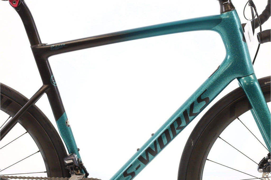 Produit reconditionné · Specialized S-Works Tarmac SL6 Di2 11V · Vert / Vélo de route | Bon état