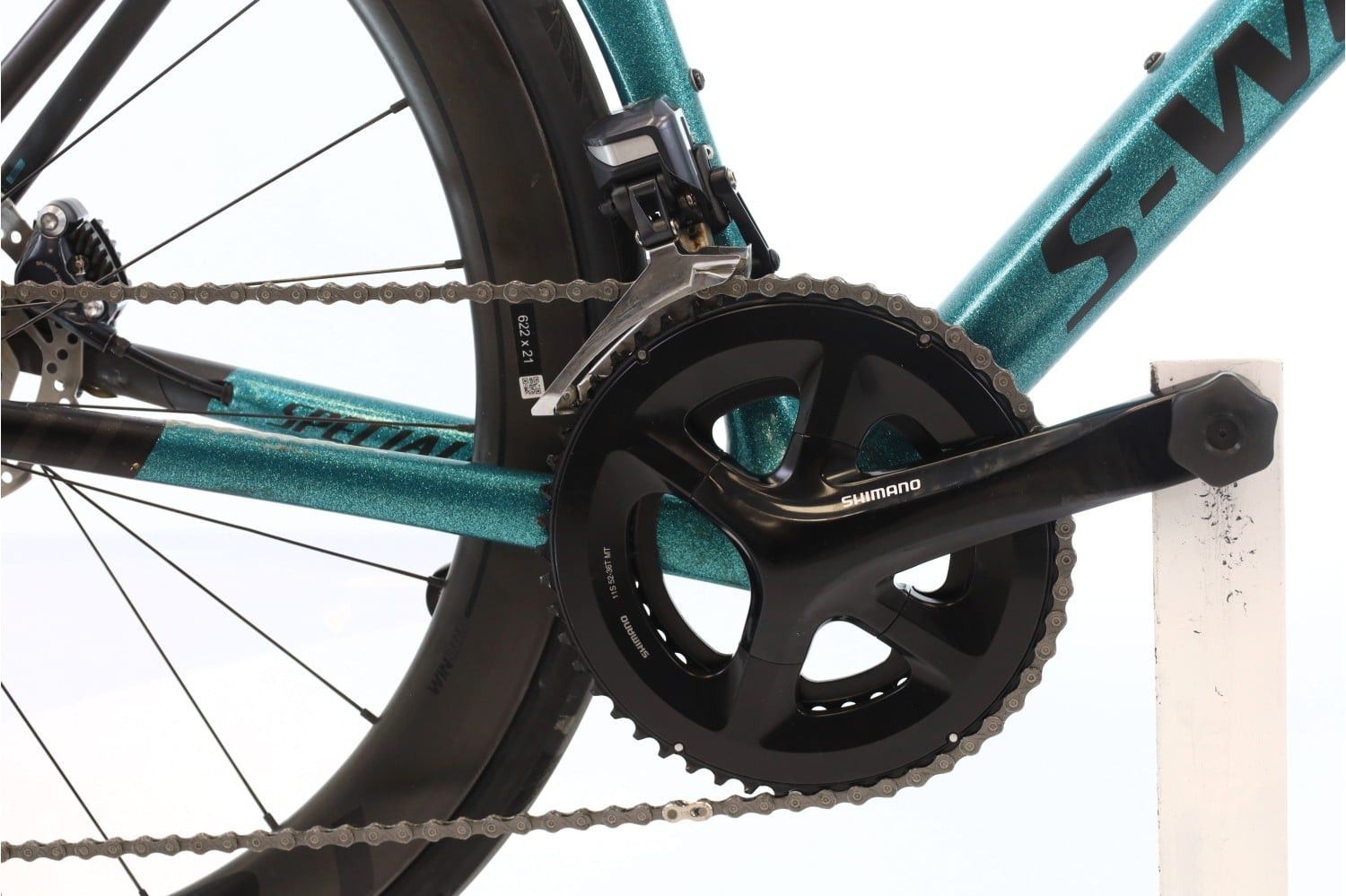 Produit reconditionné · Specialized S-Works Tarmac SL6 Di2 11V · Vert / Vélo de route | Bon état