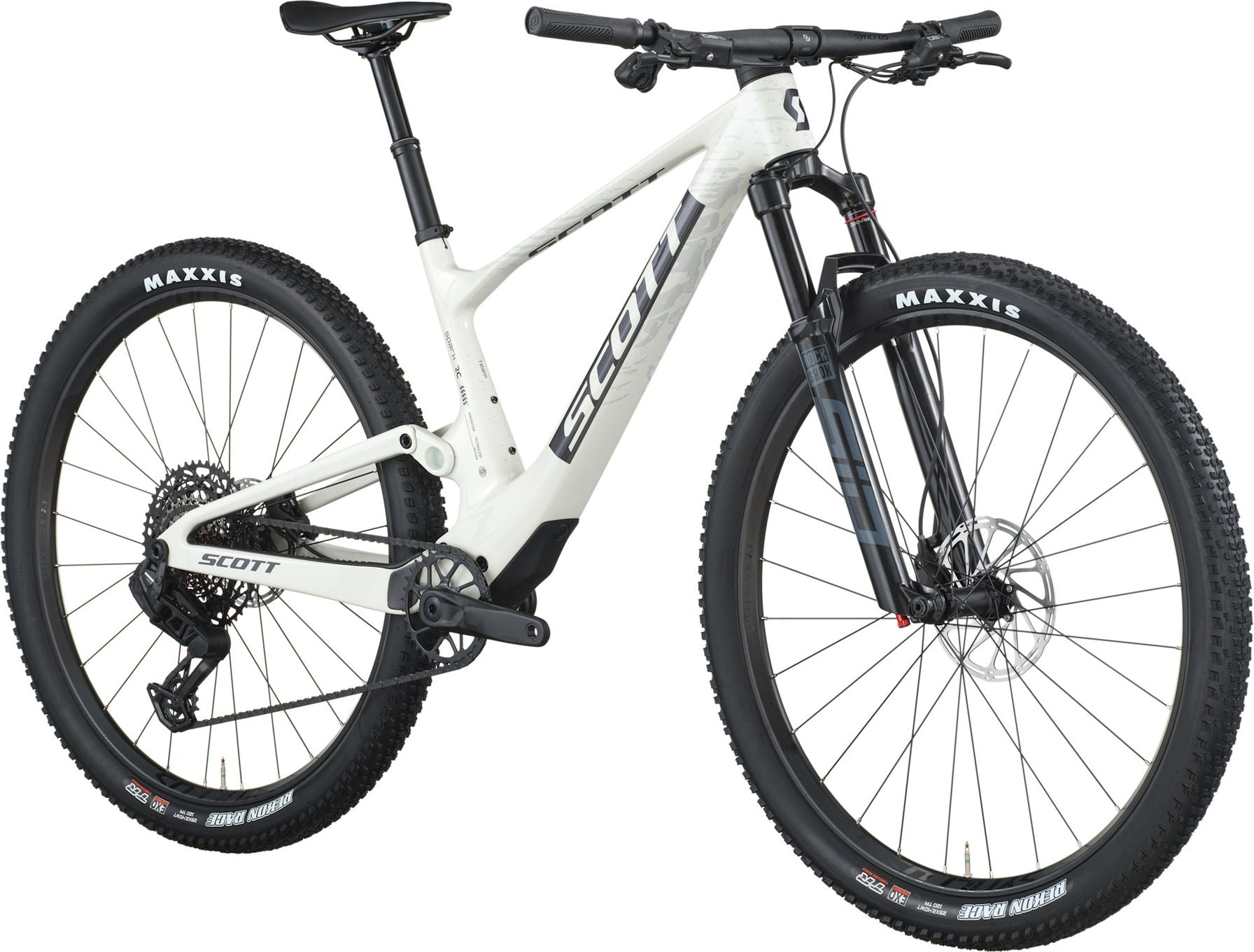 VTT Tout-Suspendu Scott Spark RC Team Sram 12V 29'' Blanc/Gris 2026