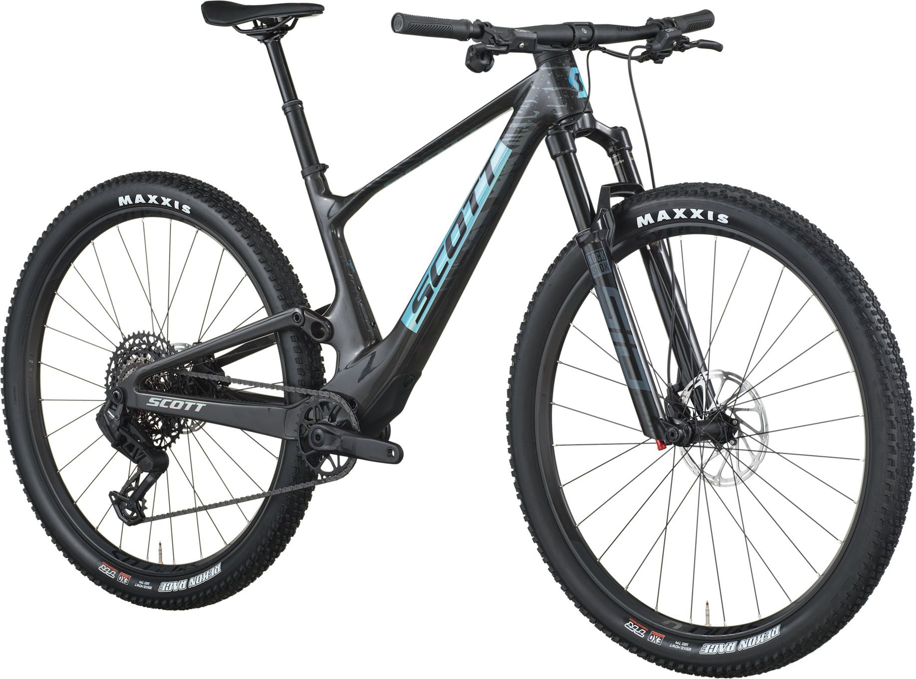 VTT Tout-Suspendu Scott Spark RC Team Sram 12V 29'' Noir/Bleu 2026