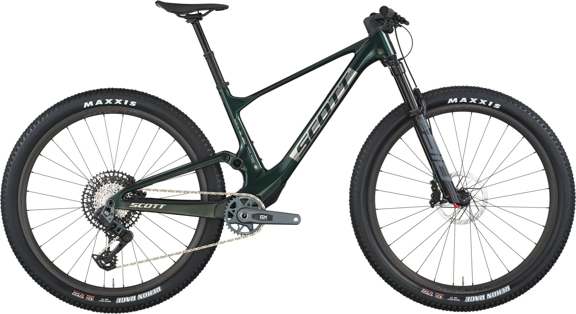 VTT Tout-Suspendu Scott Spark RC Team Issue Sram 12V 29'' Vert Foncé/Argent 2026