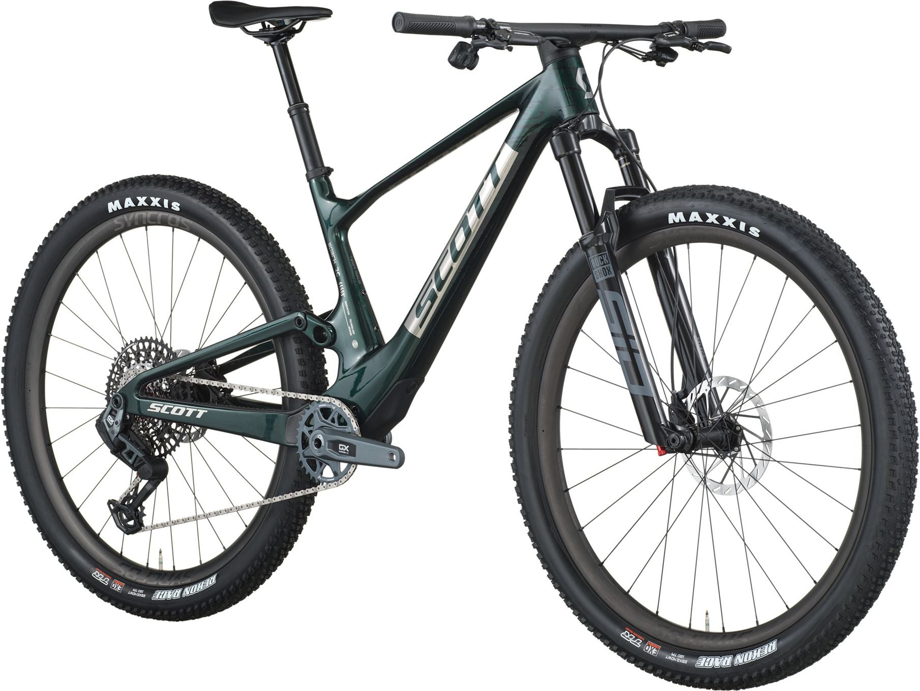 VTT Tout-Suspendu Scott Spark RC Team Issue Sram 12V 29'' Vert Foncé/Argent 2026