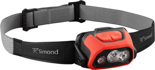 Lampe Frontale Simond HL900 USB V3 Rouge