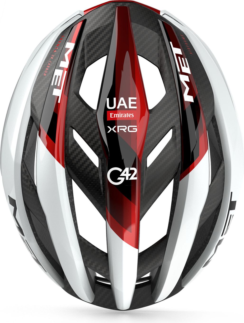 Casque Route MET Trenta 3K Carbon UAE Team Emirates XRG