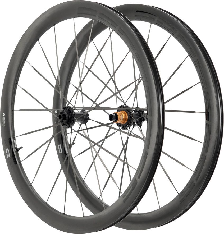 Paire de roues Progress Orbit 450 | 12x100/12x142 mm | Center Lock | Rayon Carbone