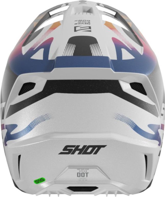 Casque Intégral Shot Speed Wave Noir Blanc Brillant
