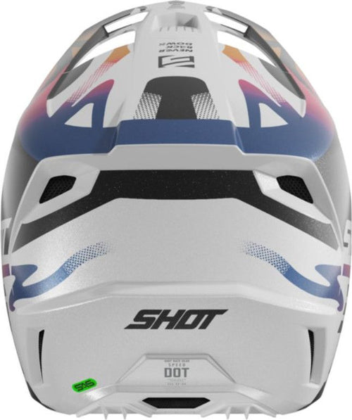 Casque Intégral Shot Speed Wave Noir Blanc Brillant