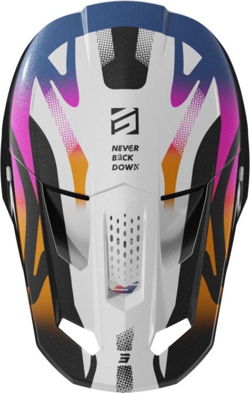 Casque Intégral Shot Speed Wave Noir Blanc Brillant