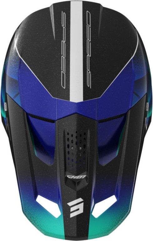 Casque Intégral Shot Speed Olymp Bleu Brillant