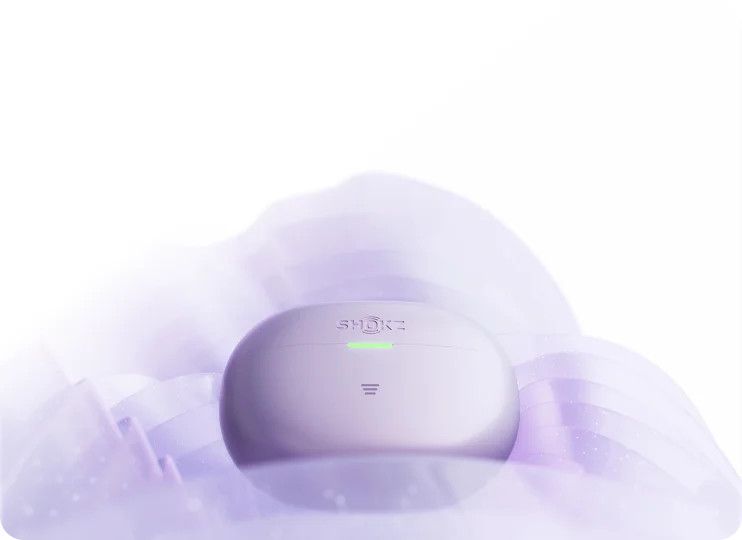 Ecouteurs Bluetooth Shokz OpenDots Air Violet