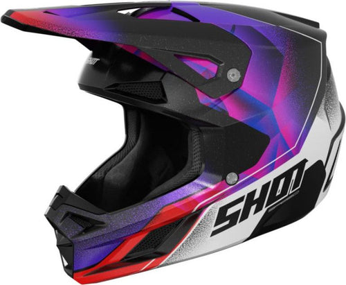 Casque Intégral Shot Speed Olymp Violet Brillant