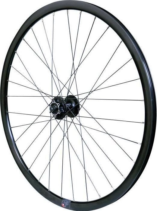 Roue gravel 700 av blocage jante noir mach1 gravel tub. ready moy. Shimano m475 disque 6t