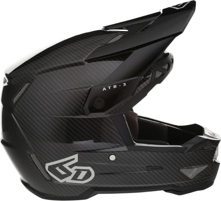 Casque Intégral 6D ATB-3 Solid Noir Brillant